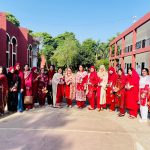 Track and field events on Sports Day